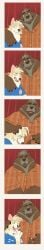 after_oral after_orgasm anthro anthro_on_anthro anthro_penetrated anthro_penetrating anthro_penetrating_anthro bear bedroom_eyes blue_eyes bodily_fluids brown_body brown_eyes brown_fur canid canine canis comic cum cum_in_mouth cum_inside cum_on_face domestic_dog duo eyes_closed fellatio fur genital_fluids hand_on_head hi_res licking_cum long_image looking_pleasured male male/male male_anthro male_penetrated male_penetrating male_penetrating_male mammal narrowed_eyes offscreen_sex open_mouth oral overweight overweight_anthro overweight_male penetration penile penis_in_mouth photo_booth remulle_(artist) seductive sequence sex smile tall_image tan_body tan_fur teeth tongue tongue_out wrigley_(d0g_problems)