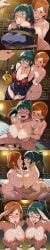 5koma ahegao ai_generated blowjob blush bondage bra_remove breast_grab comic creampie cum_on_body cum_on_face cum_on_tongue deepthroat detailed_faces domination drooling flushed_face fully_nude groping hair_grab hand_on_head highres hypnosis jujutsu_kaisen kugisaki_nobara large_breasts messy military_salute mind_break mind_control nipples nude obedient_female oral orange_hair penis_in_mouth pocket_watch saliva sex_doll short_hair speech_bubble spiral_eyes sweat tied_to_chair undressing