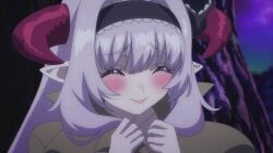1girl 1girls 2d animated animated_gif bare_shoulders blunt_bangs blush bouncing_breasts branch breasts cleavage coat demon_girl demon_horns demon_tail edit embarrassed embarrassed_female embarrassed_nude_female exposed_breasts exposed_pussy female garter_straps gif gray_hair hair_intakes hateee heart horns huge_breasts kanan-sama_wa_akumade_choroi lace lace_panties large_breasts lillum_(kanan-sama) lingerie long_coat long_hair loop mature_female milf naked naked_female night nude nude_female open_clothes open_coat open_mouth panties pink_eyes plump pointy_ears public public_exposure purple_hair pussy pussy_lips red_clothing red_eyes red_horns red_lingerie red_panties red_thighhighs ribbon sexy_clothing sexy_pose sidelocks skimpy skimpy_clothes slit_pupils solo solo_female sweatdrop tagme tail thick_thighs thighhighs thighs tree wavy_hair wide_hips