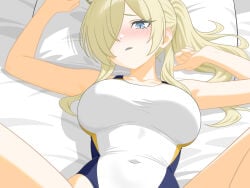 alternate_version_at_source artist_request blonde_hair blue_archive kanna_(blue_archive) tagme