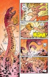 3girls alex_wilde alien alien_planet aliens angel_murphy ass bathing blonde_female blonde_hair blue_eyes breasts butt comic comic_page dialogue female female_focus female_only fight fighting hairy_pussy human_female image_comics jennifer_murphy light-skinned_female light_skin long_hair monster monsters mother_and_daughter nipples nude nude_female official_art pubic_hair pussy savage_dragon short_hair skinny_dipping