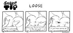 2boys anthro ass ass_focus butt comic dialogue english_text faceless_male from_behind fur furry furry_only gay grabbing_ass male male/male male_only nude spedumon spread_ass spreading_ass text