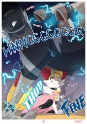 anthro black_body blush bodily_fluids boro_the_zebstrika braixen bucket clothed clothed_anthro clothed_male clothing comic container duo ellie_the_braixen english_text feral fur generation_5_pokemon generation_6_pokemon hi_res inner_ear_fluff male male_anthro male_feral multicolored_body multicolored_fur multicolored_tail nikkibunn nintendo pokemon pokemon_(species) red_eyes red_inner_ear_fluff red_tail sweat sweatdrop tail text tuft white_body white_fur yellow_body yellow_fur yellow_tail zebstrika