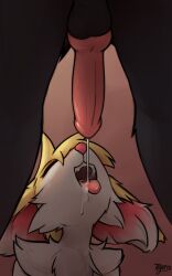 5:8 absurd_res ambiguous_gender animal_genitalia animal_penis anthro anthro_on_anthro balls bodily_fluids braixen canid canine canine_genitalia canine_penis cheek_tuft chest_tuft chi_(mischiefmaster) cum cum_in_mouth cum_inside cum_on_chin cum_on_tongue cum_string delphox duo erection eyes_closed facial_tuft fangs fur generation_6_pokemon genital_fluids genitals grey_(dgbraixen) hi_res inner_ear_fluff knot knotted_penis male male/ambiguous male_(lore) mammal nintendo open_mouth penis pink_nose pokemon pokemon_(species) red_body red_fur sex teeth tongue tongue_out trigaroo tuft white_body white_fur yellow_body yellow_fur
