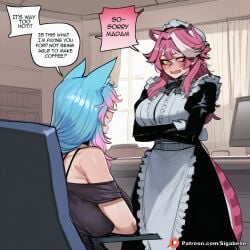 1futa 1girl 1girls ai_assisted ai_generated animal_girl animal_tail anime anime_style balls big_ass big_breasts blue_hair boobs breasts caption clitoris cock comic comic_page curvaceous curvaceous_body curvaceous_female curvaceous_figure dialogue dickgirl female female_focus fit_female fox_ears fox_girl furry_ears futa futa_on_female futa_only futa_sans_pussy futa_with_female futanari futanari_only girl girly hentai high_resolution highres hololive hololive_english hololive_japan horny hourglass_figure huge_ass huge_balls huge_boobs huge_breasts huge_butt huge_cock huge_penis huge_testicles huge_thighs maid maid_headdress maid_uniform manga manga_page medium_ass medium_breasts medium_penis muscular patreon penis pink_hair pussy raora_panthera self_upload sexy shiny sigabelle silvervale speech_bubble stable_diffusion story tail text text_bubble two_tone_hair uncensored vagina voluptuous voluptuous_female waifu waifu_diffusion worship