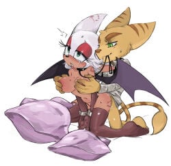 absurd_res abuse abused anthro arms_tied armwear bat bat_wings ben195r bite_mark blush bodily_fluids bound breast_grab breast_grab_from_behind breast_play breasts choker clothed clothing collar crossover cum cum_inside dominant dominant_male duo eyeshadow female forced from_behind_position fur genital_fluids green_eyes hand_on_breast hi_res jewelry leash leashed_collar legwear lipstick lombax looking_at_another looking_pleasured makeup male male/female mammal markings membrane_(anatomy) membranous_wings necklace nipples nude nude_female panties penetration rape rape_face ratchet_(ratchet_and_clank) ratchet_and_clank rouge_the_bat sega sex skimpy slave sonic_the_hedgehog_(series) sony_corporation sony_interactive_entertainment striped_body striped_fur striped_markings striped_tail stripes submissive submissive_female tail tail_markings tears underwear vaginal vaginal_penetration wings