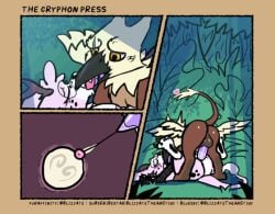 animated antlers avian backsack balls beak big_butt blizzate bodily_fluids breasts brown_body brown_fur butt butt_jiggle butt_motion comic cum cum_in_vagina cum_inside cum_while_penetrated duo ejaculation female feral forest forest_background forest_sex from_front_position fur genital_fluids genitals glistening glistening_butt gregory_the_gryphon gryphon horn impregnation_request inside internal jackalope jiggling lagomorph leporid loppa_the_jackalope making_out male male/female mammal mating_press mythological_avian mythological_creature mythology nipples pawpads paws penetration penis pink_body pink_fur plant rabbit saggy_balls sex spread_wings tail tail_motion tailwag thick_thighs thrusting tongue tree vaginal vaginal_penetration vulva wings