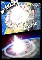 comic comic_page cracked_ground cracks earth explosion helluva_boss mrmelted outdoors planet shock_wave space starbreaker