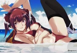 1girls 2d 2d_(artwork) 2d_artwork alternate_body_type alternate_breast_size alternate_breast_size_(smaller) arm_above_head arm_up average_breasts bare_arms bare_belly bare_chest bare_hands bare_midriff bare_navel bare_shoulders bare_skin bare_thighs belly belly_button bikini bikini_bottom bikini_top black_legwear black_stockings black_thigh_highs black_thighhighs blue_sky blue_sky_background breasts clouds collarbone day daylight daytime digital digital_art digital_drawing digital_drawing_(artwork) digital_media digital_media_(artwork) drawing dripping_wet earrings elbows exposed_arms exposed_belly exposed_chest exposed_midriff exposed_navel exposed_shoulders exposed_skin exposed_thighs female female_focus female_only fingers groin half_submerged halterneck hand_above_head hand_on_belly hand_on_own_belly hand_on_own_stomach hand_on_stomach hand_up head_tilt hololive houshou_marine inframammary_fold inguinal_crease inguinal_ligament knee_up knees landscape lean_figure legs_apart legs_spread legwear long_hair looking_at_viewer looking_sideways looking_to_the_side medium_breasts midriff narrow_waist navel nervous nervous_expression nervous_face nervous_female nervous_smile ocean_background open_mouth open_mouth_smile outdoor outdoor_background outdoor_nudity outdoors outside outside_nudity parted_lips partially_submerged partially_submerged_legs posing posing_for_the_viewer posing_naked posing_nude red_bikini red_bikini_bottom red_bikini_top red_swimsuit red_swimwear sea sea_background seaside shoulders shy shy_expression shy_female shy_girl shy_smile sky sky_background slender_body slender_waist slim_female slim_waist smile smiley_face smiling smiling_at_viewer soaked solo spread_legs spreading_legs spreading_thighs stockings string_bikini swimsuit swimwear thigh_highs thighhighs thighs tied_hair tilted_head tongue touching_belly touching_stomach twintails twintails_(hairstyle) underboob upper_body virtual_youtuber vtuber vtuberfanart water wet wet_belly wet_body wet_breasts wet_face wet_hair wet_legs wet_skin wet_thighs