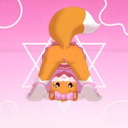 ass_up big_tail bottomwear bow_ribbon clothing female hi_res humanoid mammal pleated_skirt rodent sciurid skirt smile solo tail unknown_artist