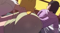 animated boruto:_naruto_next_generations d-art eating_ass gif hyuuga_hinata uzumaki_boruto