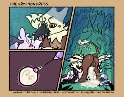 animated antlers avian backsack balls beak big_butt blizzate bodily_fluids breasts brown_body brown_fur butt butt_jiggle butt_motion comic cum cum_in_vagina cum_inside cum_splatter cum_while_penetrated duo ejaculation female feral forest forest_background forest_sex from_front_position fur genital_fluids genitals glistening glistening_butt gregory_the_gryphon gryphon horn impregnation_request inside internal jackalope jiggling lagomorph leporid loppa_the_jackalope making_out male male/female mammal mating_press messy musk mythological_avian mythological_creature mythology nipples onomatopoeia pawpads paws penetration penis pink_body pink_fur plant rabbit saggy_balls sex sound_effects spread_wings tail tail_motion tailwag text thick_thighs thrusting tongue tree vaginal vaginal_penetration vulva wings