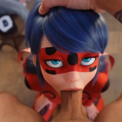 ai_generated blowjob ladybug_(character) marinette_cheng marinette_dupain-cheng miraculous:_tales_of_ladybug_and_cat_noir miraculous_ladybug tagme teenager video