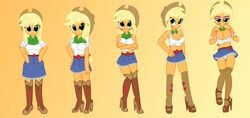 applejack_(eg) applejack_(mlp) breasts equestria_girls hair my_little_pony pyruvate smooth_skin