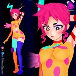 3d gijinka gumroad gumroad_username humanized igneuzz igneuzz_set pochi_science tagme the_amazing_digital_circus zooble_(the_amazing_digital_circus)