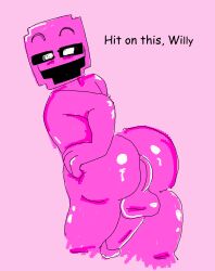 big_butt big_dick dayshift_at_freddy's dick dsaf fat_ass futa_only futanari henry_miller_(dayshift_at_freddy's) pink_penis pink_skin pussy shitpost