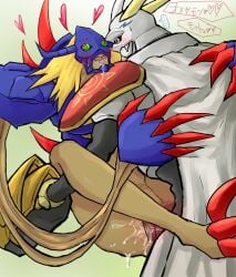 diaboromon digimon omegamon yaoi