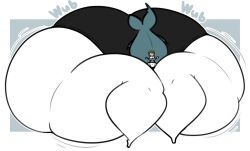 1girls ass ass_expansion big_ass bubble_butt colossal_ass enormous_ass female female_only gigantic_ass huge_ass hyper_ass inflation large_ass massive_ass puffster3 sitting tail tail_inflation thick_thighs thunder_thighs wide_hips