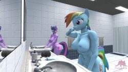 3d anthro big_ass big_penis breasts bubble_butt friendship_is_magic furry futanari huge_ass huge_cock large_breasts my_little_pony pazisaurus penis rainbow_dash_(mlp) tagme thick_thighs twilight_sparkle_(mlp) video wide_hips