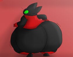 ass big_ass big_butt black_body blush bubble_ass bubble_butt caked_up cat_ears domestic_cat dumpy felid feline felis fnoxy green_eyes hand_on_hip huge_ass huge_butt hyper_ass hyper_butt long_ears looking_back mao_mao:_heroes_of_pure_heart red_cape red_clothing red_gloves sheriff_mao_mao_mao thick_ass thick_legs thick_thighs wide_ass wide_hips wide_thighs