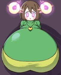 1girls 2023 big_breasts breasts chara female huge_breasts hypnosis pendulum petronoise toby_fox undertale undertale_(series)