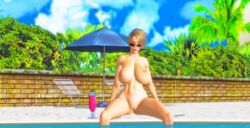 3d areolae belly belly_button big_breasts blonde_hair blue_eyes blue_sky blush brick_wall brown-tinted_eyewear brown_body brown_nipples brown_skin bushes chair cloud clouds cloudy_sky cybercole360 drink erect_nipples eye_contact eyelashes eyeliner eyeshadow female female_focus female_only final_fantasy final_fantasy_vii final_fantasy_vii_remake floor games huge_breasts human human_only knees legs legs_apart legs_open lips lipstick looking_at_viewer looking_over_eyewear looking_over_sunglasses makeup milf mobile_phone mouth naked navel nude nude_female open_legs outdoors outside phone pool poolside posing pussy pussy_lips red_lipstick render scarlet_(ffvii) shaved_pubes shaved_pussy short_hair sitting sky solo solo_female solo_focus spiked_hair spiky_hair stone_floor sunglasses tan_line tanline teasing tinted_eyewear trees umbrella video_games virginia wall water wide_hips xnalara xps