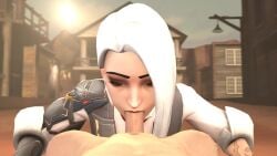 3d animated ashe_(overwatch) blowjob female overwatch overwatch_2 pov sfm skeletron27 sound source_filmmaker tagme video western white_hair