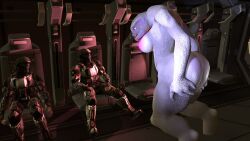 3d big_ass exhibitionism female_sangheili halo_(series) male naked_female odst sangheili