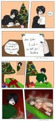 1boy 1girls 2020 amputee buttplug christmas comic dead_eyes death dialogue female_death fleshlight gore guro necrophilia quadruple_amputee treachery where_is_your_god_now