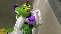 3d 3d_animation animated anthro_on_anthro crocodile crocodilian cum cum_in_pussy dominant dominant_male five_nights_at_freddy's five_nights_at_freddy's:_security_breach five_nights_at_freddy's_2 fnaf fox furry furry_female furry_male furry_only mangle_(fnaf) manglexmonty montgomery_gator_(fnaf) muscular_male no_sound penis_in_pussy rape raped_female raped_girl robot robot_girl robot_on_robot robot_penis scottgames size_difference steel_wool_studios straight video