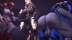 1boy 1futa 1girls 3d alien anus arbiter armor ass balls big_ass big_balls big_breasts big_penis breasts dark_skin female futanari grey_skin halo_(game) halo_(series) helmet large_breasts large_penis legs nipples no_humans penis pointing rayhuma sangheili sfm sharp_fingernails sharp_teeth source_filmmaker teeth thick thick_ass thick_thighs thighs watermark wide_hips yellow_eyes