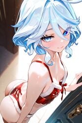furina (genshin impact) from christmas by furiwif07