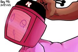 1boy 1girls 2025 blush cap cropped dated forsaken_(roblox) nude restinterate roblox roblox_game robloxian robot_girl self_upload tagme tv_head veeronica