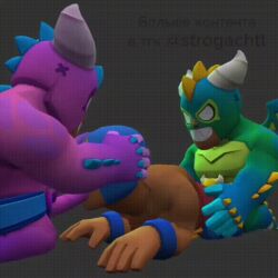 3d 3d_animation animated boxer brawl_stars costume dragon dragons el_primo el_primo_(brawl_stars) facial gay holding_head holding_hips sex_toy sucking sucking_cock sucking_dick sucking_penis threesome thrusting thrusting_into_ass thrusting_into_mouth video yaoi