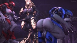 1boy 1futa 1girls 3d alien anus arbiter armor ass balls big_ass big_balls big_breasts big_penis breasts dark_skin female futanari grey_skin halo_(game) halo_(series) helmet large_breasts large_penis legs nipples no_humans penis pointing rayhuma sangheili sfm sharp_fingernails sharp_teeth source_filmmaker teeth thick thick_ass thick_thighs thighs watermark wide_hips yellow_eyes