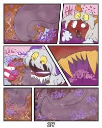 absurd_res anus arachnid biting_pillow blush clitoris comic comic_page dominant_male drooling eating_pussy gaepaws18 glowing_eyes heart hi_res ibispaint_(medium) kirby_(series) kirby_triple_deluxe licking_pussy long_tongue married_couple nintendo page_29 possessed queen_sectonia sectaranza sharp_teeth taranza tongue_in_pussy wet_pussy