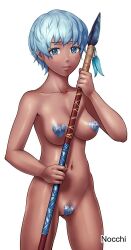 1girls 2d 2d_(artwork) 2d_artwork adult adult_female areolae bare_armpits bare_arms bare_belly bare_breasts bare_chest bare_hands bare_hips bare_legs bare_midriff bare_navel bare_shoulders bare_skin bare_thighs bare_tits bare_torso belly belly_button big_breasts blue-eyed_female blue-haired_female blue_eyebrows blue_eyes blue_hair breasts brown-skinned_female brown_skin brown_skinned_female busty busty_female busty_girl closed_mouth_smile collarbone completely_naked completely_naked_female completely_nude completely_nude_female dark-skin dark-skinned_female dark_skin dark_skinned dark_skinned_female digital digital_art digital_drawing digital_drawing_(artwork) digital_media digital_media_(artwork) elbows exposed_armpits exposed_arms exposed_belly exposed_breasts exposed_chest exposed_hips exposed_legs exposed_midriff exposed_navel exposed_shoulders exposed_skin exposed_thighs exposed_torso female female_focus female_only female_pubic_hair fingers fully_naked fully_nude groin high_resolution highres hip_dips inframammary_fold inguinal_crease inguinal_ligament large_boobs large_breasts lean_figure light_smile lips looking_at_viewer mature mature_female midriff naked naked_female naked_woman narrow_waist navel nervous nervous_expression nervous_face nervous_female nervous_smile nipple_bulge nocchi nude nude_female nudity original original_character pubes pubes_exposed pubic_hair pussy pussy_hair shaped_pubic_hair shiny_breasts shiny_nipples shiny_skin short_hair shoulders shy shy_expression shy_female shy_girl shy_smile simple_background slender_body slender_waist slim_waist smile smiley_face smiling smiling_at_viewer solo sparse_pubic_hair spear standing thigh_gap thighs topless topless_female upper_body white_background