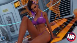 sombra from overwatch by hrstudio