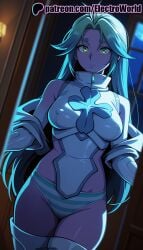 lucky cyan from patreon by electroworld
