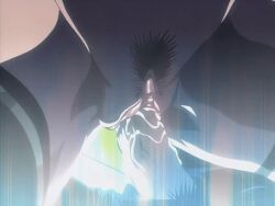 00s 1boy 1girls 2002 animated anime_screenshot bible_black bible_black_night_of_the_walpulgiss black_thighhighs bottomless clitoris cowgirl_position female female_pubic_hair glowing magic_circle male_pubic_hair minase_taki penis perfect_loop pubic_hair pussy pussy_juice sex shiraki_rika spread_legs straddling straight tagme thighhighs uncensored vaginal_penetration