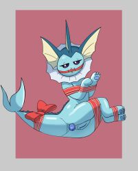 absurd_res anal anal_sex bondage bound buttplug christmas darkpatito digital_media_(artwork) eeveelution female feral feral_only generation_1_pokemon genitals hi_res holidays mammal mouth_closed nintendo object_in_ass penetration plug_(sex_toy) plug_insertion pokemon pokemon_(species) pussy sex_toy sex_toy_in_ass sex_toy_insertion solo submissive tagme vaporeon vulva
