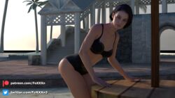 3d capcom foxxxn jill_valentine jill_valentine_(sasha_zotova) lingerie panties resident_evil resident_evil_3 resident_evil_3_remake underwear