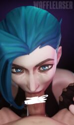 3d 3d_(artwork) 3d_animation 3d_model 3d_render animated animation arcane arcane_jinx big_cock big_penis blender blender_(artwork) blowjob blowjob_face blowjob_only blue_hair breasts breasts_out censored clothed clothed_female clothed_female_nude_male clothes eye_contact eyebrows eyelashes eyeshadow fluids hair_physics half-closed_eyes jinx_(arcane) jinx_(league_of_legends) league_of_legends light-skinned_female light-skinned_male long_hair long_hair_female looking_at_viewer loop looping_animation no_sound oral oral_insertion oral_penetration oral_sex penis penis_in_mouth pov pov_eye_contact smile smiling smiling_at_partner smiling_at_viewer tagme unnecessary_censorship video waffle_laser wafflelaser