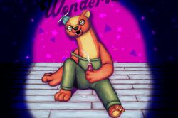 absurd_res anthro bodily_fluids cum cumshot ejaculation genital_fluids genitals hi_res luminescentgoat male mammal masturbation mustela mustelid musteline penis solo spotlight willy_the_weasel willys_wonderland