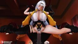 1boy 1girls animated anthro areolae ass balls big_ass big_breasts big_penis blush bouncing_breasts breasts busty censored clothed clothed_female clothed_female_nude_male clothed_sex clothes clothing consensual dark-skinned_male duo female flexible genshin_impact gloves gold_eyes gray_hair hair_ornament heavy_breathing hi_res highres hilichurls_(species) holding_horn holding_legs horsecock hoyoverse huge_breasts huge_cock large_breasts large_penis leg_grab legs_apart legs_held_open legs_open legs_spread light-skinned_female light_skin longer_than_10_seconds male mihoyo mitachurl moaning monster_cock monster_on_female monster_sounds mrjinsenpai navel nipples penis pussy sex shorter_than_30_seconds size_difference smaller_female sound splits stockings tagme thick_thighs thighs vaginal_penetration video voluptuous yellow_eyes yixuan_(zenless_zone_zero) zenless_zone_zero