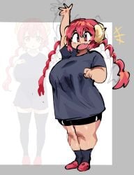 ilulu from miss kobayashi's dragon maid by citrusflower25