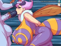 q-bee from darkstalkers by bosomancer