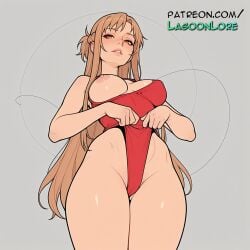 yuuki asuna from patreon by lagoonlore