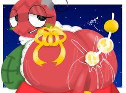 1girls 2025 @_@ anal anal_beads anal_beads_in_ass anal_beads_pull arms_behind_back ass background beads_(sex_toy) big_ass big_breasts bobette_(dandy's_world) bow box breasts christmas clothed clothing dandy's_world dandys_world digital_drawing_(artwork) digital_media_(artwork) eyelashes female female_only gift gift_bow gift_box gold_anal_beads inside_box looking_back looking_pleasured lube lube_in_ass onomatopoeia ornament pinap_juice presenting presenting_ass presenting_pussy pull_out pulling pulling_out pussy ribbon roblox roblox_game self_upload sex sex_toy sex_toy_in_ass sex_toy_insertion showing_ass spiral spiral_eyes sweater text ugly_sweater