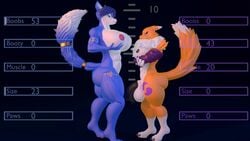 animated ass_job ball_growth breast_expansion cum digitalfurbelow furry furry_only futa futanari growth growth_drive hyper_breasts krystal muscle muscle_growth muscles no_sound penis_growth renamon star_fox tagme text_on_video video webm